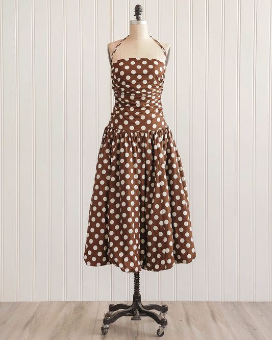 Barcelona Sunday Halter Dress